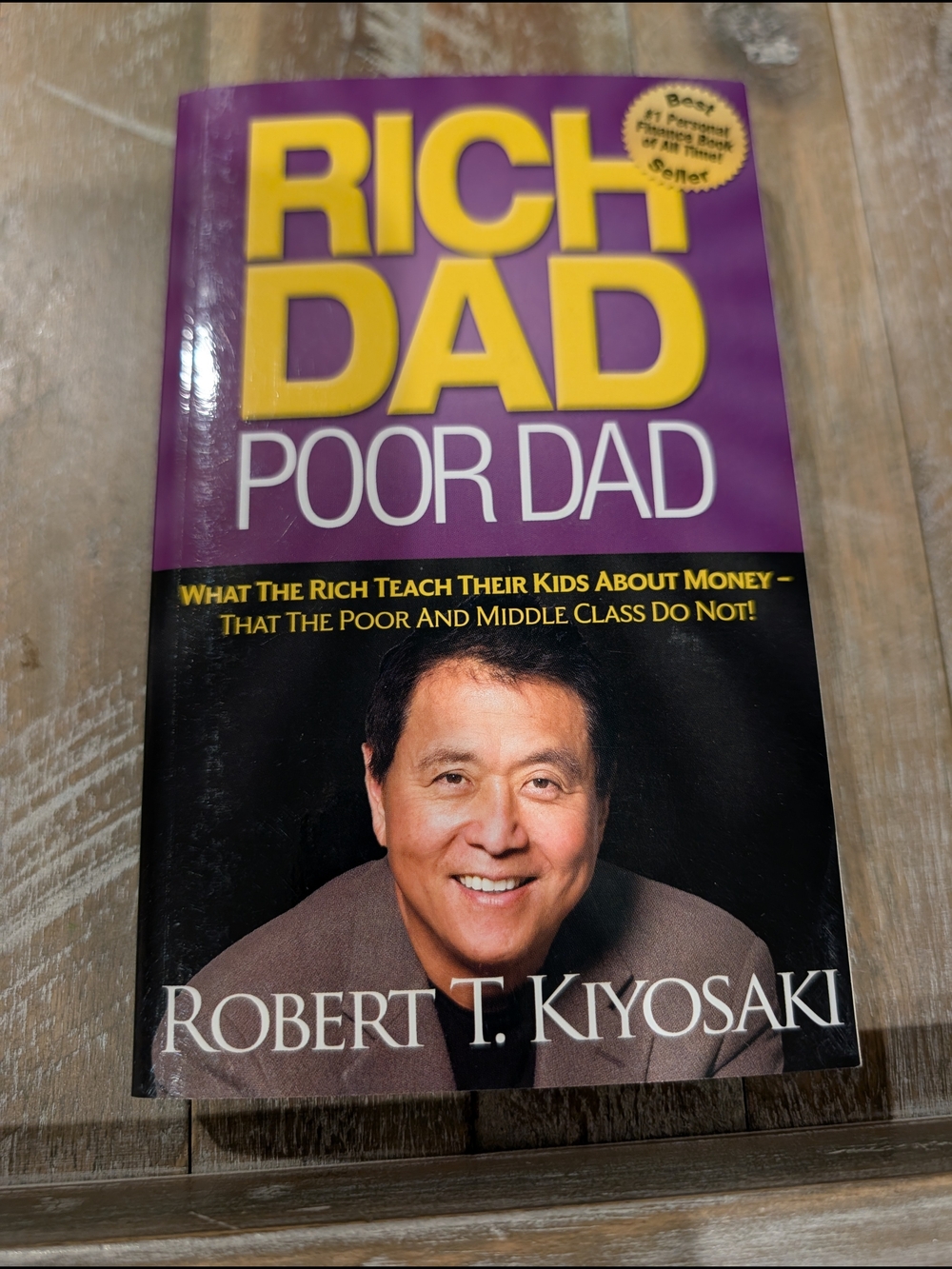 Rich Dad Poor Dad Book by Robert T. Kiyosaki